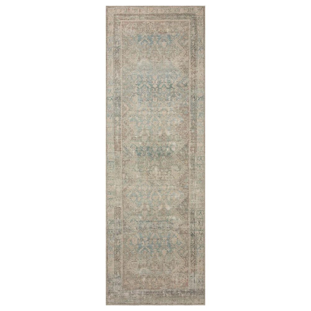 Angela Rose Aubrey 2"6" x 7"6" Jade and Natural Runner, , large