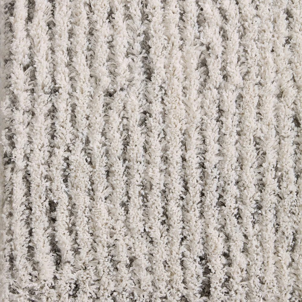Loloi Levitt Shag 5&#39;3&quot; x 7&#39;6&quot; Ivory and Grey Area Rug, , large
