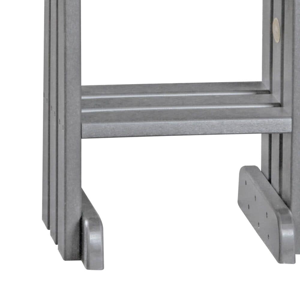 Amish Orchard Poly End Table in Dove Gray and Slate, , large