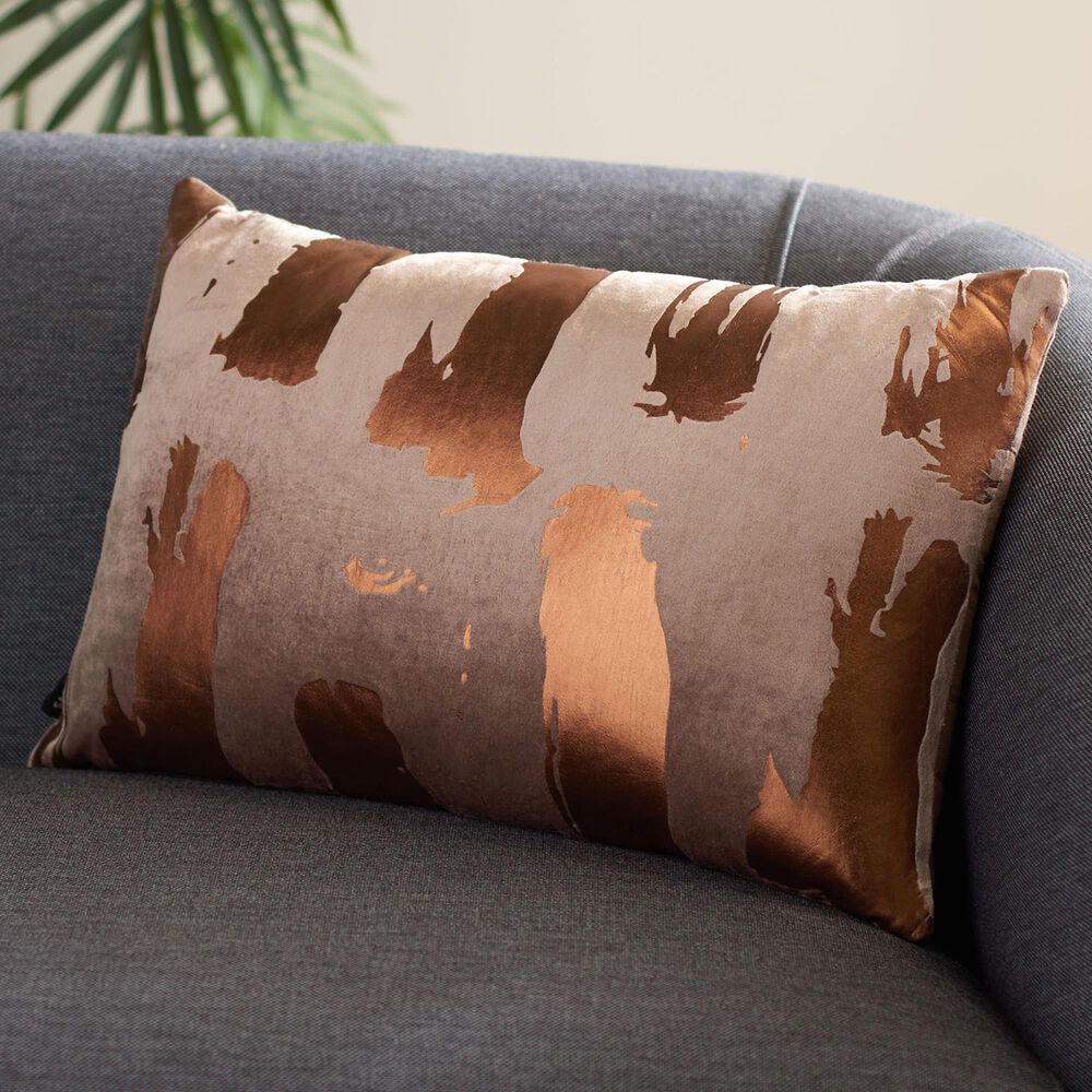 Safavieh Hannia Pillow in Brown, , large