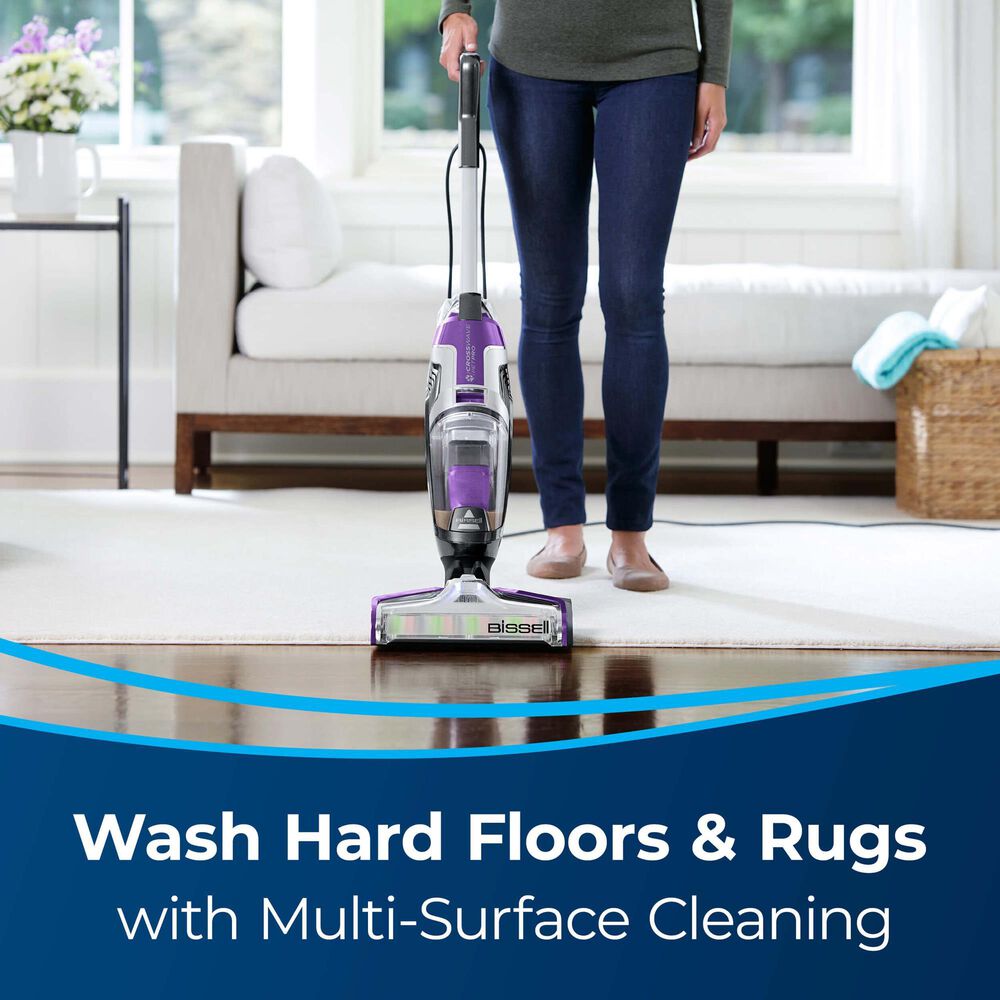 BISSELL CrossWave 3 Piece Formula Combo Pack of Area Rug, Multi-Surface and  Wood Floor Cleaners