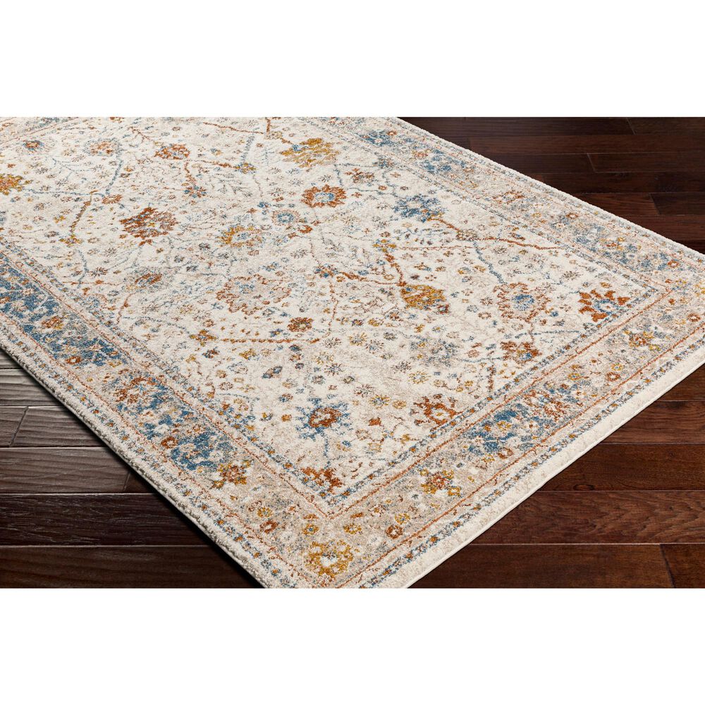 Surya Tuscany TUS-2330 Brown, Cream, Light Beige, Blue, Bright Yellow and Dusty Coral 12&#39; x 15&#39; Area Rug, , large