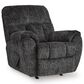 Ashley Stayfish Manual Rocker Recliner in Gunmetal, , large