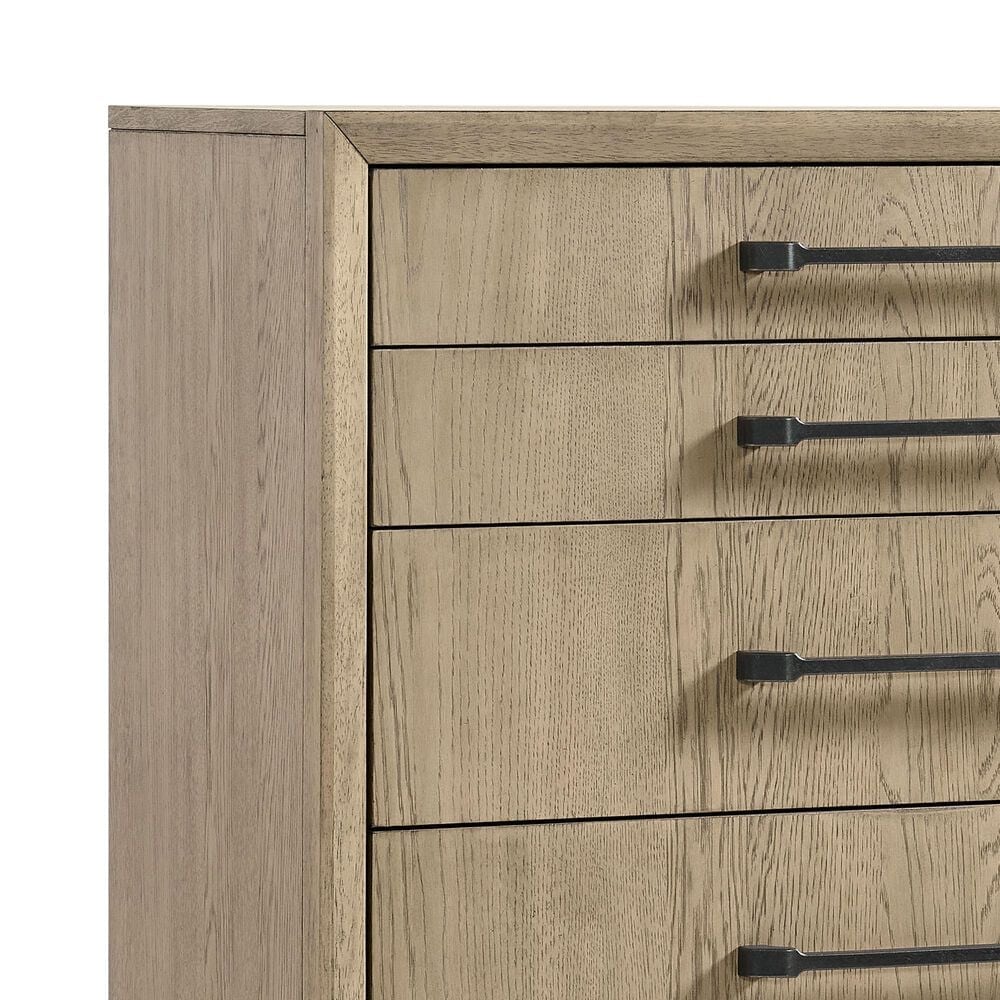 Emerald Home Furnishings Sutton Place 6-Drawer Chest in Caramel and Cocoa Brown, , large