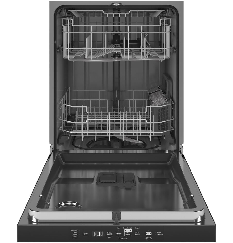 GE Appliances 24&quot; Top Control Hybrid Tub Dishwasher with Third Rack in Fingerprint Resistant Stainless Steel, , large