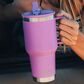 YETI Rambler 30 Oz Travel Straw Mug with Color-Matched Straw Lid in Desert Bloom, , large
