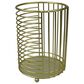 Home Basics Halo Cutlery Holder with Mesh Bottom in Gold Matte, , large