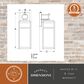 Vaxcel Hubbard 15.25" 1-Light Outdoor Wall Sconce in Textured Black, , large