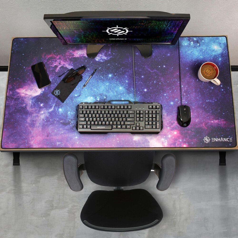 Enhance 3XL Gaming Computer Desk Mat in Multicolor, , large