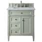 James Martin Vanities Brittany 30" Single Bathroom Vanity in Sage Green with 3 cm Arctic Fall Solid Surface Top and Rectangular Sink, , large