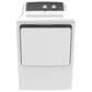 GE Appliances 6.2 Cu. Ft. Electric Dryer in White and Stainless Steel, , large
