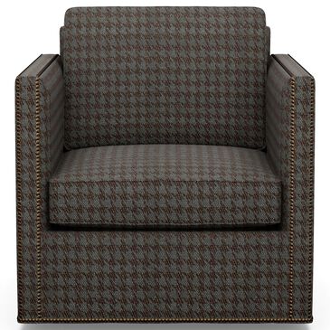 Lexington Furniture Hinsdale Swivel Chair in Brown Houndstooth, , large