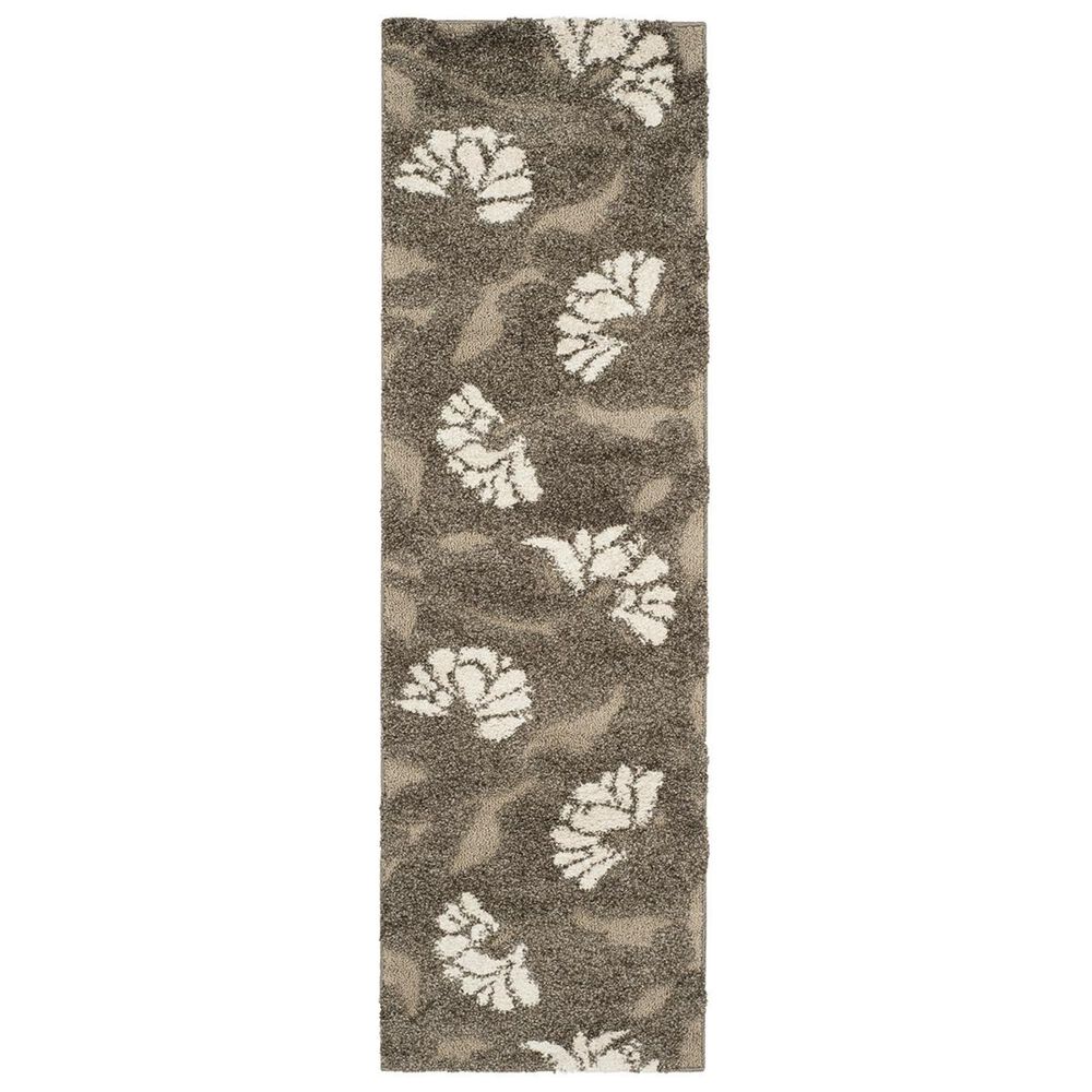 Safavieh Florida Shag SG459-7913-29 2&#39;3&quot; x 9&#39; Smoke/Beige Runner, , large