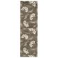 Safavieh Florida Shag SG459-7913-29 2"3" x 9" Smoke/Beige Runner, , large