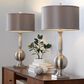 LumiSource Joan Metal Table Lamp in Brushed Nickel (Set of 2), , large