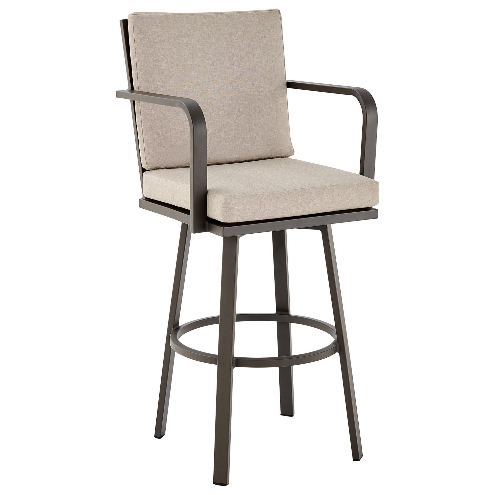 Blue River Don 30 Patio Barstool in Brown NFM