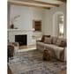 Loloi Nellie Dove and Blue 5"1" x 7"6" Area Rug, , large