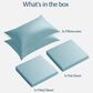 Rest Evercool 4-Piece Queen Sheet Set in Aqua Blue, , large