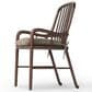 FOUR HANDS Brenna Dining Chair in Drifted Oak with Broadway Olive Cushion, , large