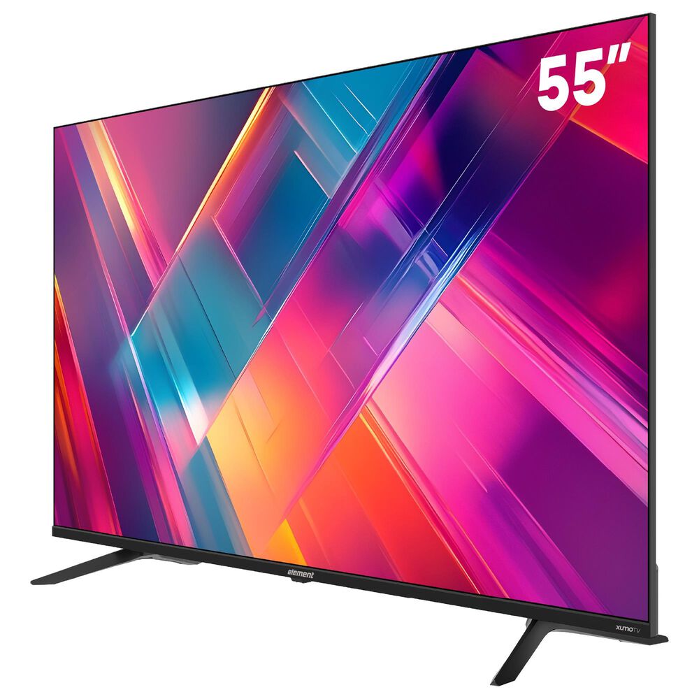 Element 55" 4K UHD HDR Xumo - Smart TV with 2.1 Channel Soundbar System in Black, , large