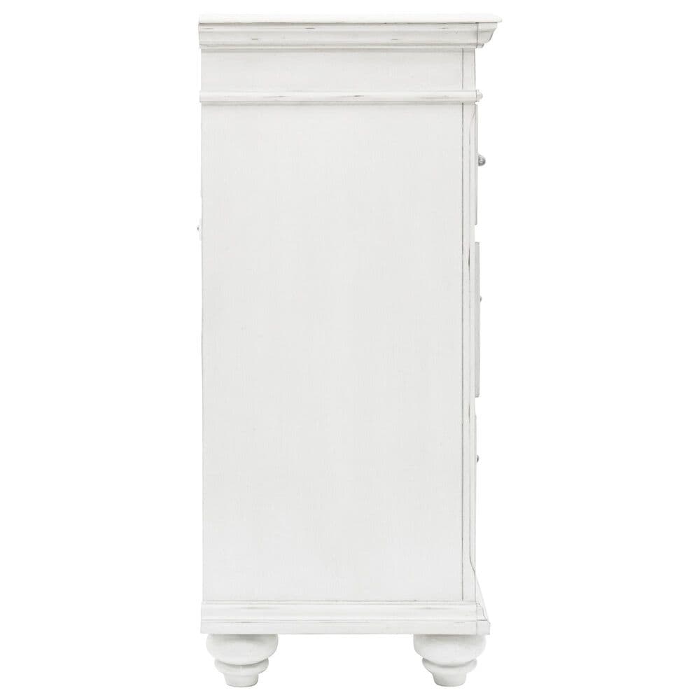 Ashley Kanwyn 9 Drawer Dresser in Distressed Whitewash, , large