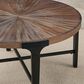 Steve Silver Chevron Coffee Table in Cinnamon and Black, , large