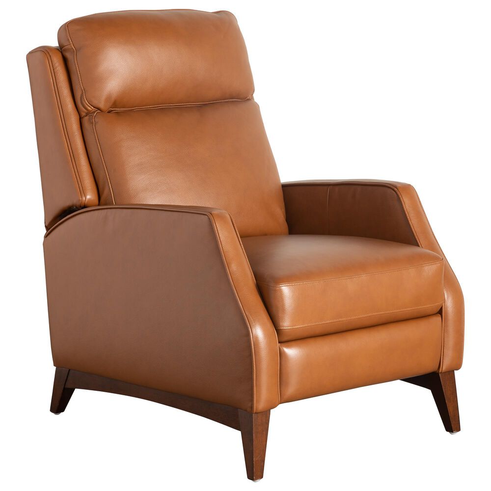 Aurora Furnishings Leather Push Back High Leg Recliner in Palermo