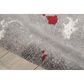 Nourison Twilight TWI21 12" x 15" Grey and Red Area Rug, , large
