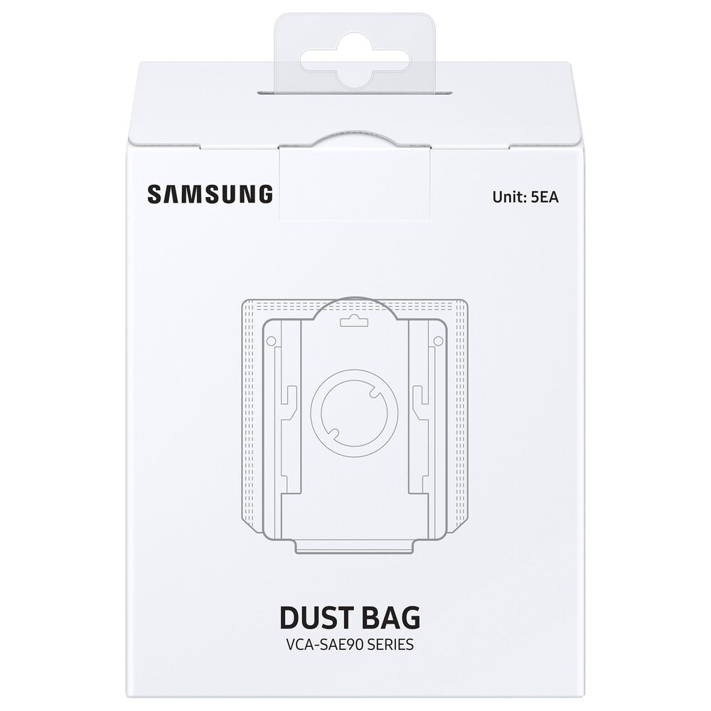 Samsung 5-Pack Clean Station Dust Bag in White, , large