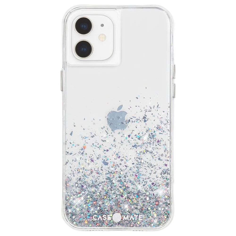 Case-Mate Twinkle Case With Micropel For Apple iPhone 12 / 12 Pro in Ombre Black, , large