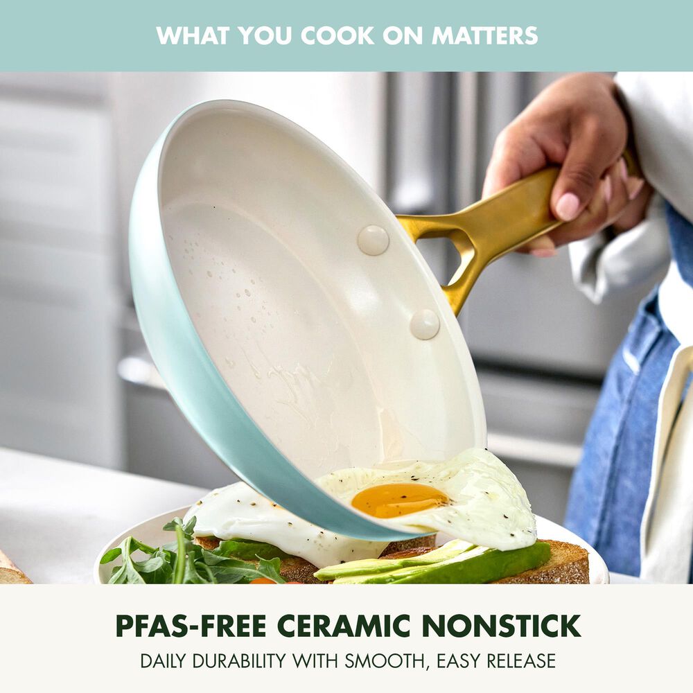 Green Pan Reserve Pro 2-Piece Frypan Set in Seaside, , large