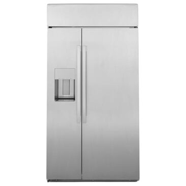 GE Profile 48" Side-by-Side Refrigerator in Fingerprint Resistant Stainless Steel, , large