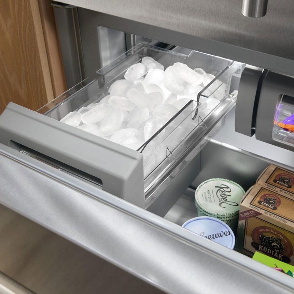 KitchenAid 24.2 Cu. Ft. French Door Bottom Mount Refrigerator in PrintShield Stainless Steel, , large