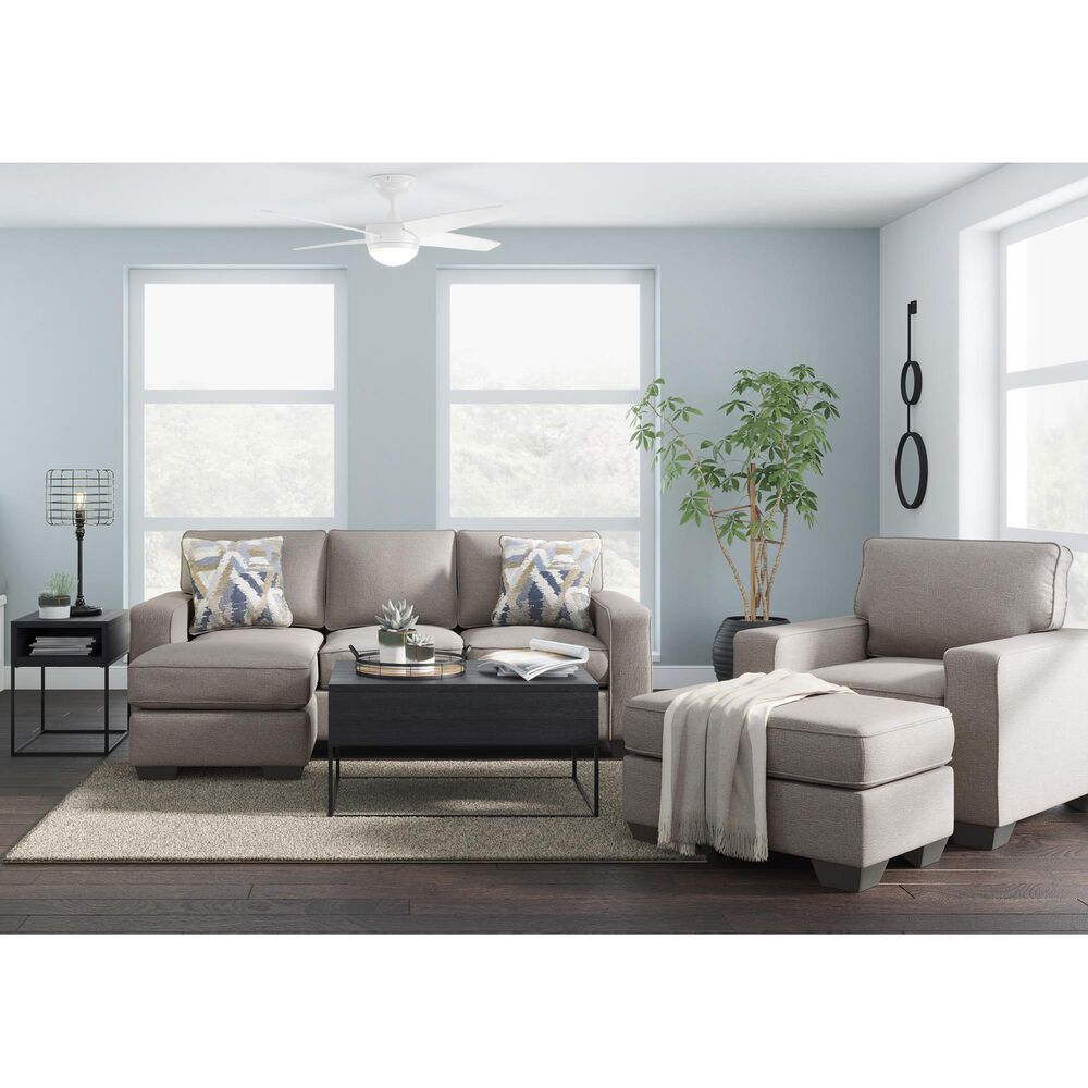 Signature Design by Ashley Greaves 2-Piece Left Facing Sofa Chaise in Stone, , large