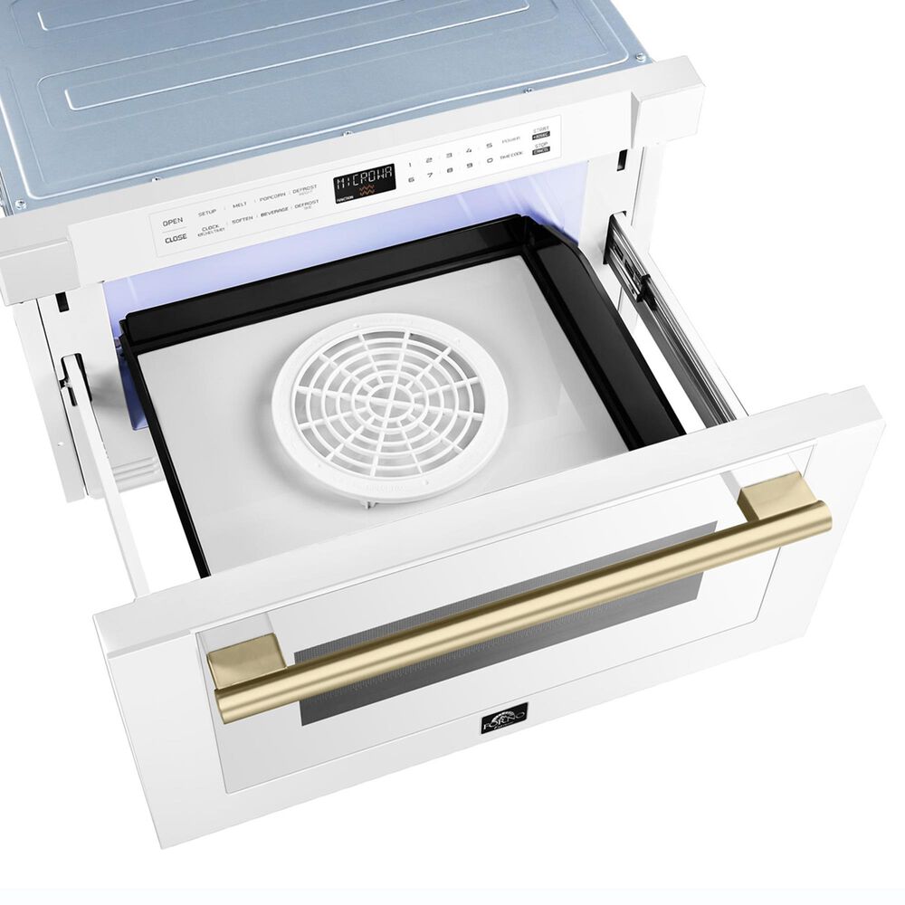 Forno Capoliveri 24" Drawer Microwave in White, , large