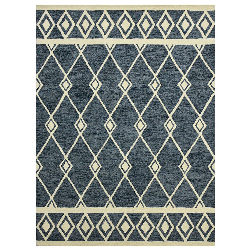 Amer Rugs Vista 5" x 8" Navy Area Rug, , large