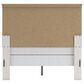 Ashley Linnocreek Full Panel Bed in White and Warm Brown, , large