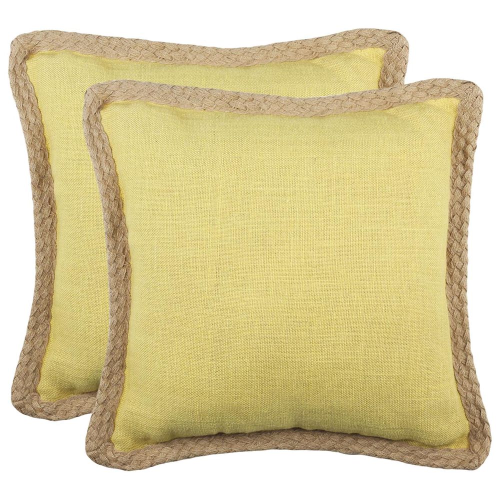 Safavieh Sweet Sorona Pillow in Yellow, , large