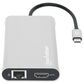 Manhattan 12-1 Triple HDMI  USB-C Docking Station, , large