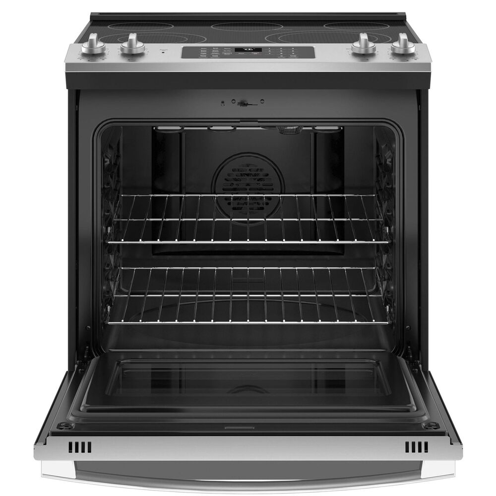 GE Appliances 30&quot; Slide-In Electric Convection Range with No Preheat Air Fry in Stainless Steel, , large