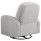 Lifestyle Solutions Paloma Manual Swivel Rocker Recliner in Light Grey, , large