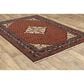 Oriental Weavers Lilihan Medallion 001C6 9"10" x 12"10" Red Area Rug, , large