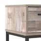 Ashley Neilsville 1-Drawer Nightstand in Whitewash and Dark Brown, , large