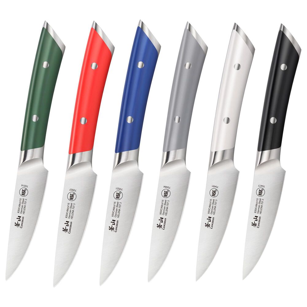 Cangshan Helena 3.5&quot; Paring Knife with Sheath in Black, , large