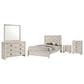 Crown Mark Valor 5-Piece Full Bedroom Set in Light Gray, , large