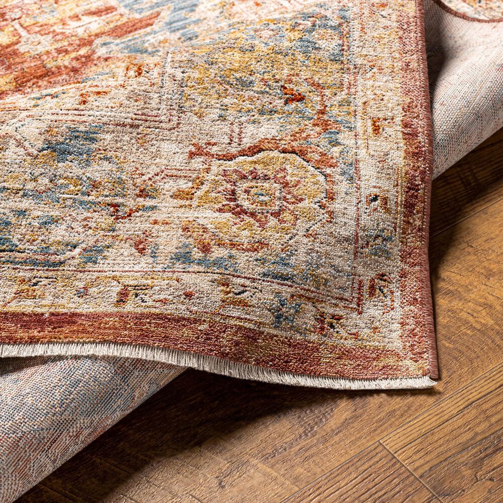 Surya Aspendos 10&#39; x 13&#39;11&quot; Rust, Burgandy, Dusty Pink, Dark Blue, Wheat, Taupe, Gray, Black and Cream Area Rug, , large