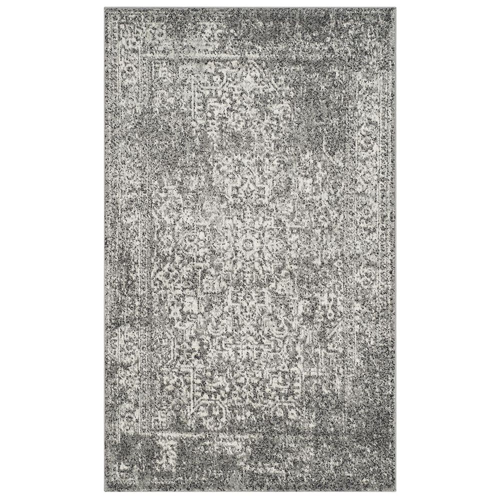 Safavieh Evoke EVK256D 2"2" x 4" Grey and Ivory Scatter Rug, , large