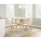 Lumisource Toriano Side Chair with Cream Cushion in Natural (Set of 2), , large