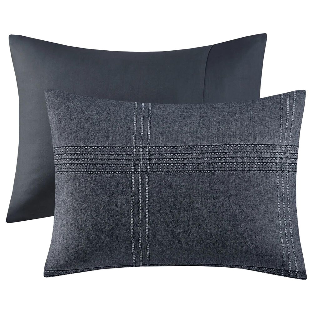 Hampton Park Anders 3-Piece Full/Queen Duvet Set in Charcoal, , large