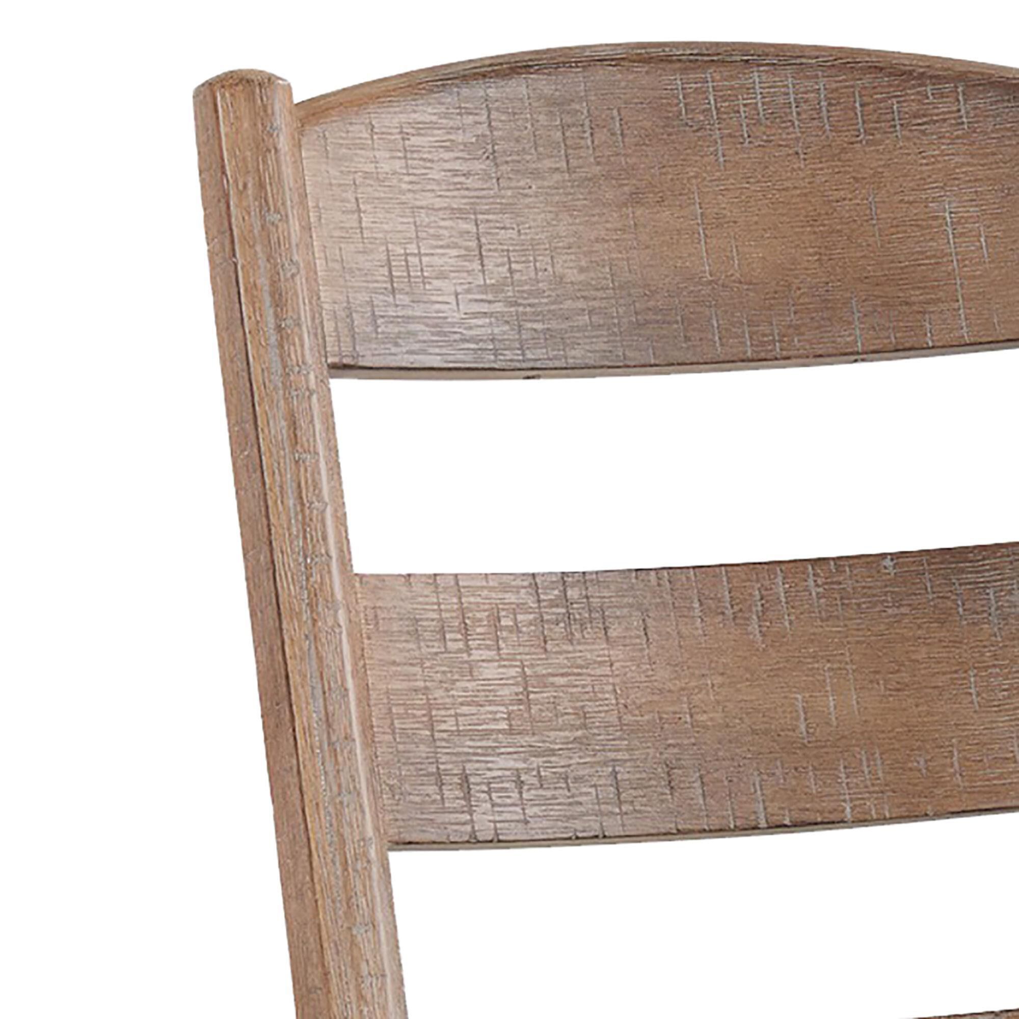 Ladder back chairs discount with cushion seats